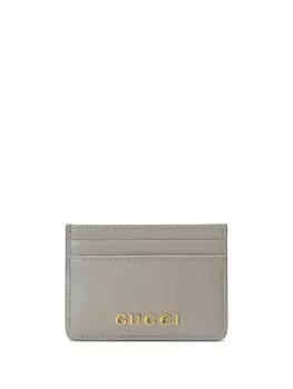 Картхолдер с логотипом Gucci, серый