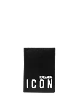 Картхолдер с принтом Icon Dsquared2, черный
