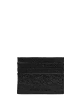 Картхолдер с тисненым логотипом EMPORIO ARMANI, черный