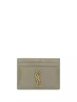 Картхолдер Saint Laurent Cassandre, серый