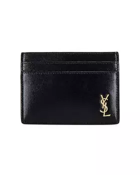 Картхолдер Saint Laurent Credit, черный