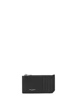 Картхолдер Saint Laurent Fragments, черный