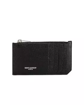 Картхолдер Saint Laurent YSL Credit, черный