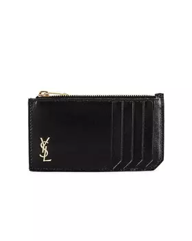Картхолдер Saint Laurent YSL Credit, черный