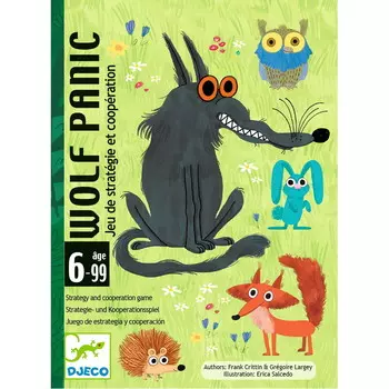 Карточная игра WOLFPANIC DJ05080 Djeco