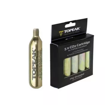 Картриджи Co2 с резьбой - подходят для бюстгальтера Co2 TOPEAK, черный