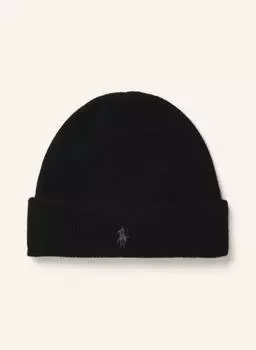 Кашемировая шапка Polo Ralph Lauren, черный