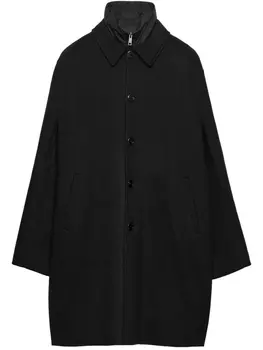 Кашемировое пальто Prada, черный