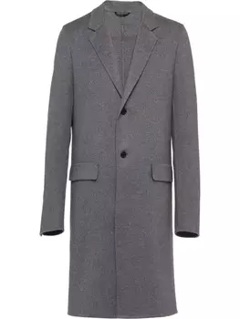 Кашемировое пальто Prada, серый