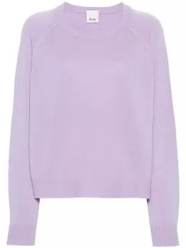 Кашемировый джемпер Allude, фиолетовый