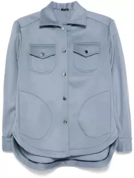 Кашемировый пиджак Kiton, синий