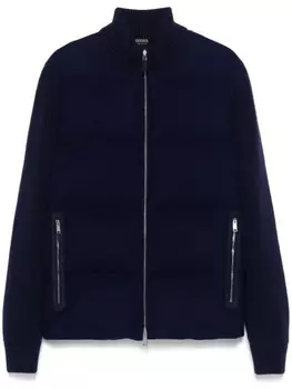 Кашемировый пуховик Zegna, синий