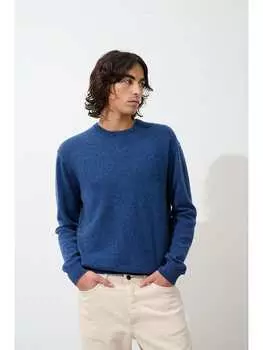 Кашемировый пуловер AUTHENTIC CASHMERE, темно-синий