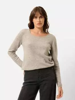 Кашемировый пуловер Just Cashmere, серо-коричневый