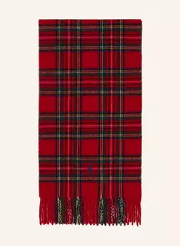 Кашемировый шарф Polo Ralph Lauren, красный