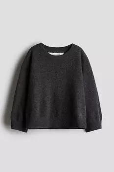 Кашемировый свитер H&M, серый