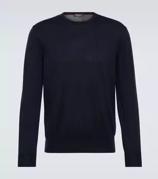 Кашемировый свитер Loro Piana, синий