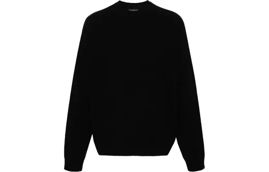 Кашемировый свитер мужской черный Balenciaga, черный