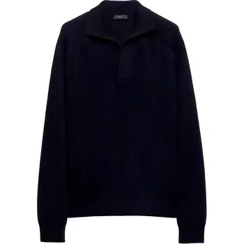 Кашемировый свитер мужской синий Prada, синий