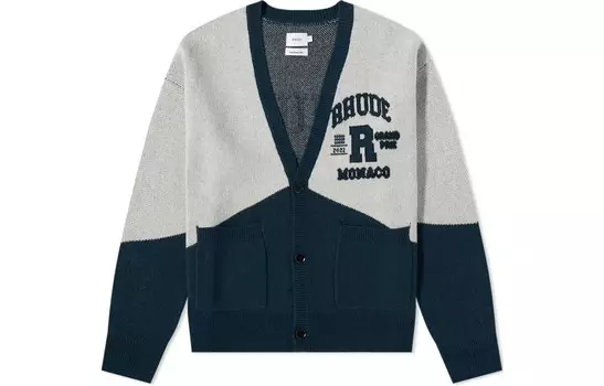 Кашемировый свитер мужской синий Rhude, синий