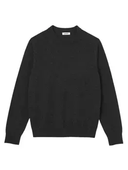 Кашемировый свитер Sandro, цвет heather charcoal