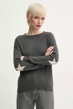 Кашемировый свитер Zadig&Voltaire, серый