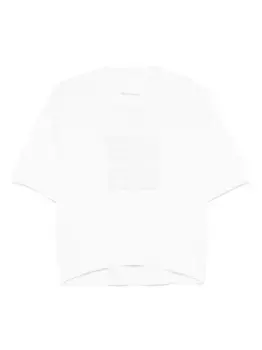 Кашемировый топ с логотипом 4G Givenchy, белый