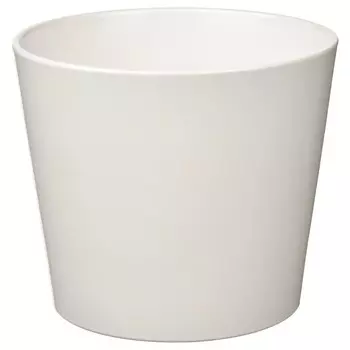 Кашпо, белое, 12 см, SOJABNA IKEA