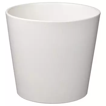 Кашпо, белое, 24 см, SOJABNA IKEA