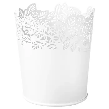 Кашпо, белое, 9 см, SAMVERKA IKEA