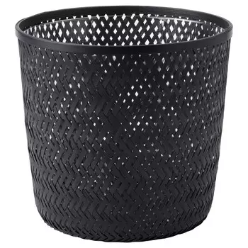 Кашпо, черное, 24 см, VATTENMELON IKEA
