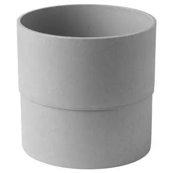 Кашпо для дома/улицы, серое, 19 см, NYPON IKEA