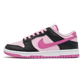 Кастомизированные кроссовки Nike Dunk Skateboard Women's, черный/розовый