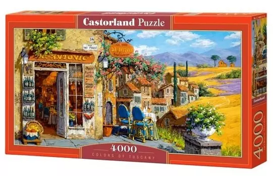 Касторланд, пазл, Цвета Тосканы, 4000 шт. Castorland