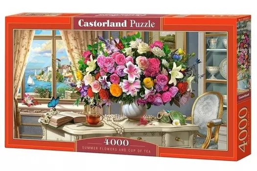 Касторланд, пазл, Летние цветы, 4000 шт. Castorland