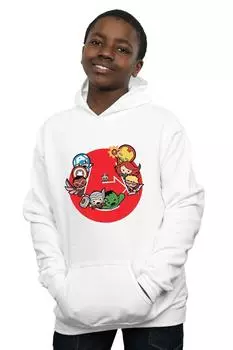 Kawaii Avengers Ready Steady War Толстовка Marvel, белый