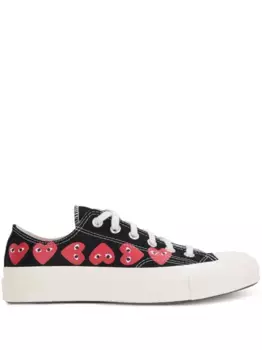 Кеды Chuck 70 с принтом из коллаборации с Converse Comme Des Garons Play, черный