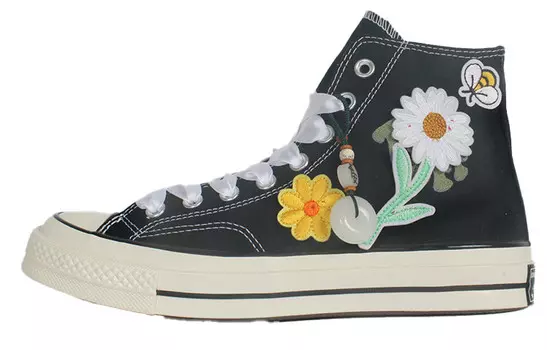 Кеды Converse 1970s Canvas Shoes Unisex High-Top Black White