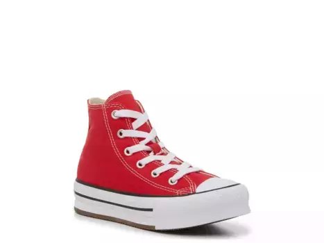 Кеды Converse Chuck Taylor All Star Platform Sneaker — детские, красные