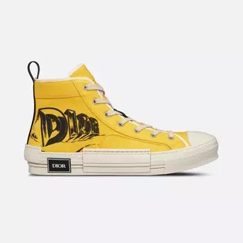 Кеды Dior B23 High-top AsteroDior, желтый