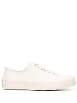 Кеды на шнуровке Jil Sander, белый