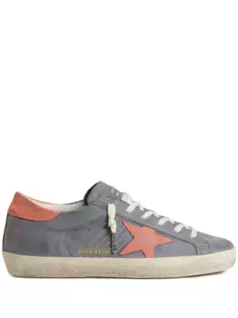 Кеды с нашивками GOLDEN GOOSE, серый