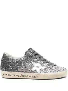 Кеды Super-Star GOLDEN GOOSE, серебяный