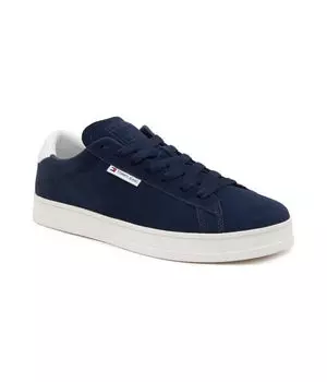 Кеды теннисные Tommy Jeans кожаные, синий