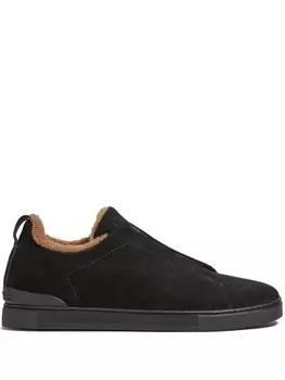 Кеды Triple Stitch Zegna, черный
