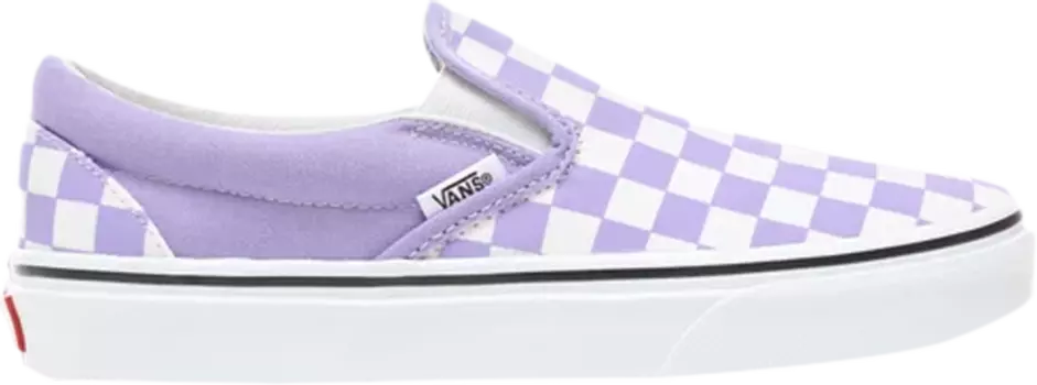 Кеды Vans Classic Slip-On Checkerboard - Violet Tulip, фиолетовый