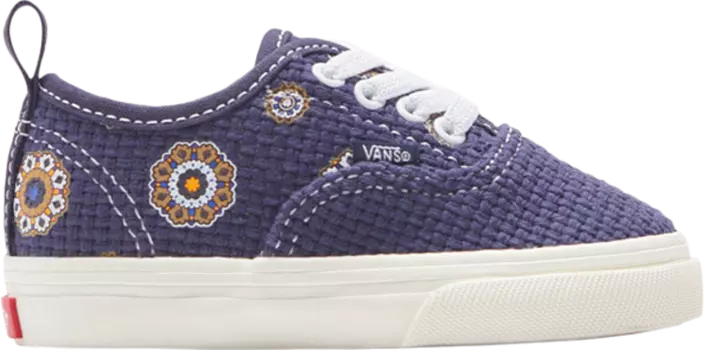 Кеды Vans Kith x Authentic Elastic Lace Toddler Medallion, синий