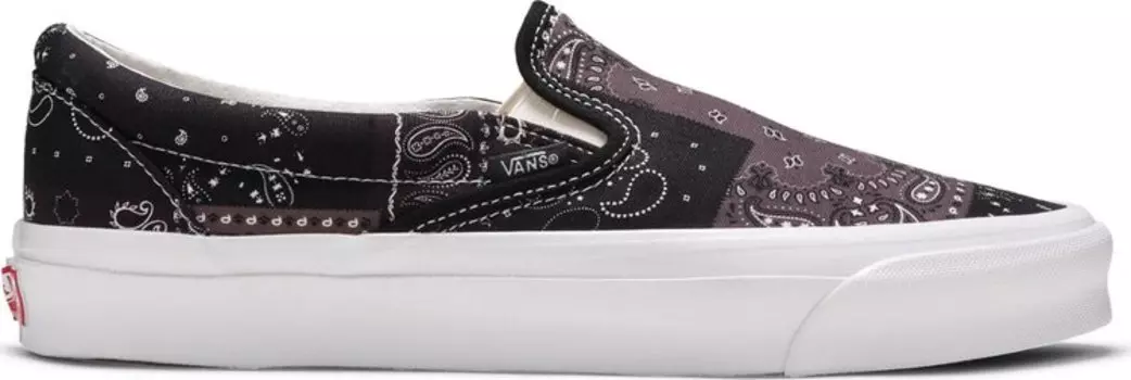 Кеды Vans Kith x Vault OG Classic Slip-On LX Bandana - Moonless Night, фиолетовый