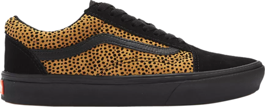 Кеды Vans Old Skool ComfyCush Tiny Cheetah, черный
