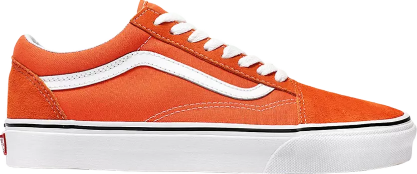 Кеды Vans Old Skool Flame, оранжевый